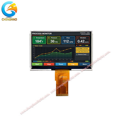 4.3 inci IPS TFT LCD Display Module 480x272 SPI QSPI MCU untuk HMI Industri