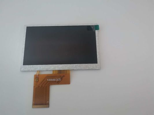480*272 Titik 300cd m2 LCD Display Module RGB 4.3 TFT LCD Module