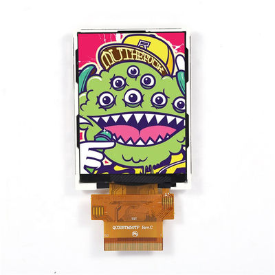 2.8 inci 240X320 SPI RGB TFT LCD Screen 300nits TN Sudut