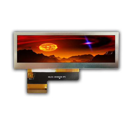 Bentuk Bar 500 Nits IPS LCD Display 3.9in Full Color Tft Screen