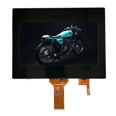 FPC 850cd/M2 TFT LCD Capacitive Touchscreen 800x480 Lampu latar LED putih