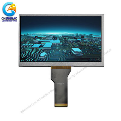 800x480 Dot Matrix Lcd Module ISO9001 24 Bit Rgb Mipi Lampu Belakang LED Putih
