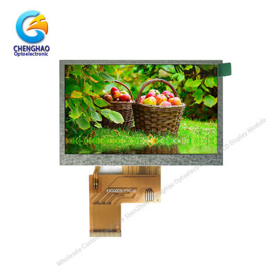 Custom 4.3in TFT LCD Modul 24 Bit RGB Antarmuka 480 * 272 Titik