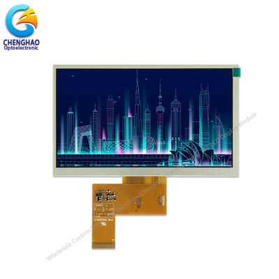 7.0 Inci TFT kecil LCD Display 800 * 480 Resolusi Putih LED Lampu Belakang