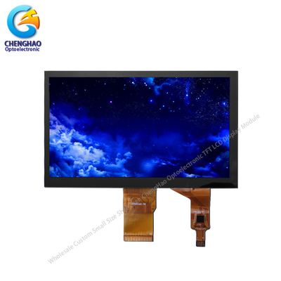 7 inci TFT LCD Kapasitif layar sentuh 24 bit Parallel RGB Interface