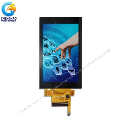4.3 inci TFT NT35510 480*800 Layar Sentuh LCD Kecil Untuk Mesin POS