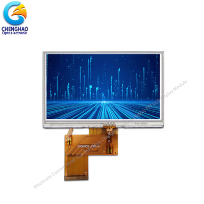 230cd/m2 TFT LCD Display Module 480x272 Dots4.3in FPC Halogen Bebas