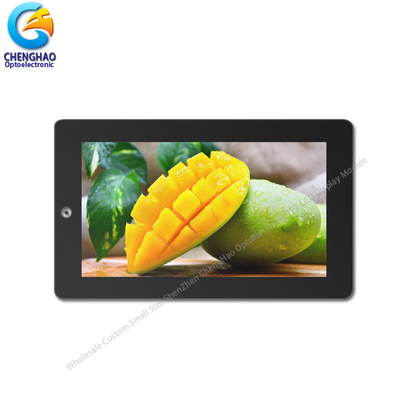 7 Inch Touchscreen Display Monitor 50 Pin 8 Bit MCU I2C TFT Kapasitif layar sentuh